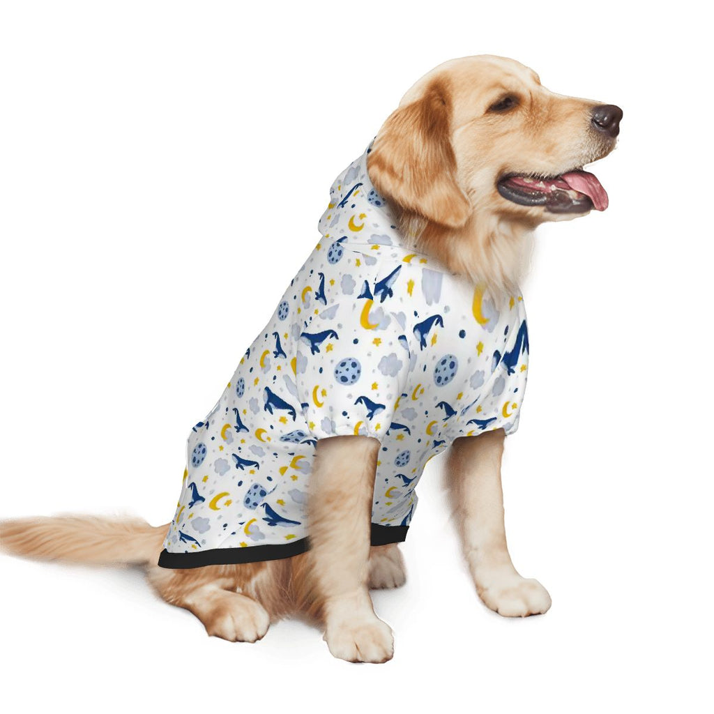 Sleepy Whale Dreams Pet Hoodie