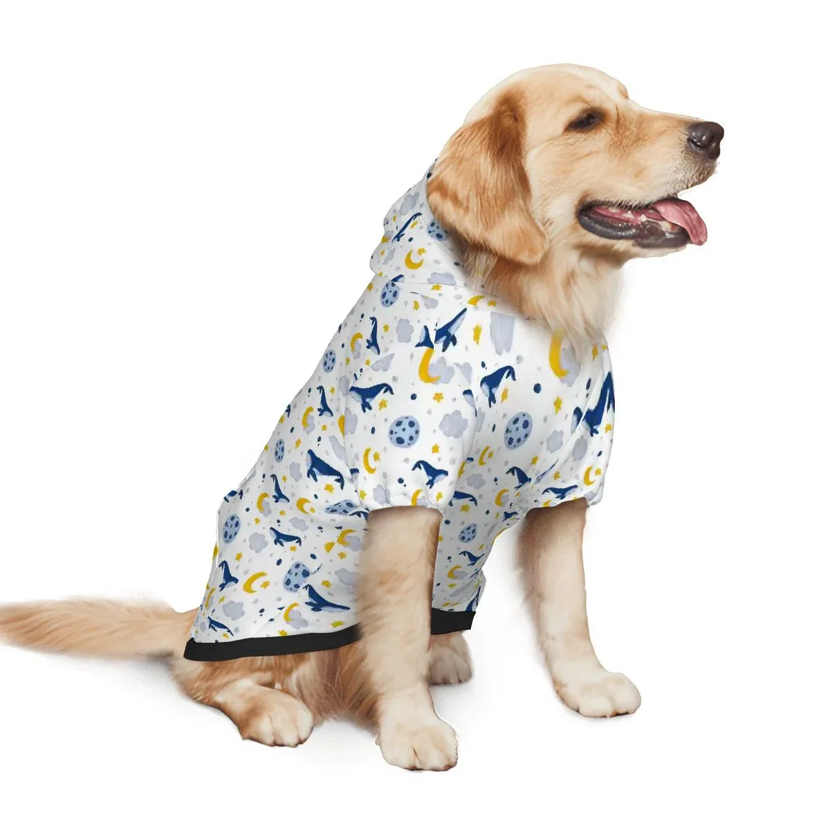 Sleepy Whale Dreams Pet Hoodie - Puppy's Aesthetics