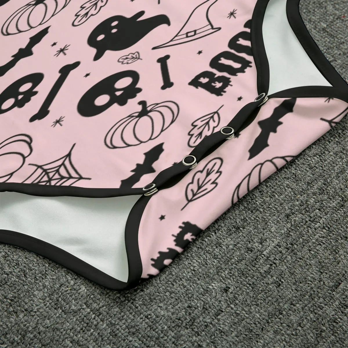 Pink Boo Adult Unisex Onesie - Image #2