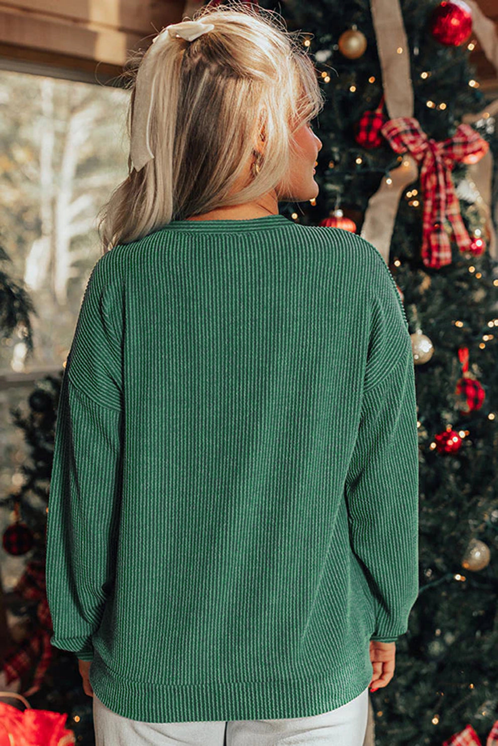 Merry & Bright Rib Knit Top (Colors)