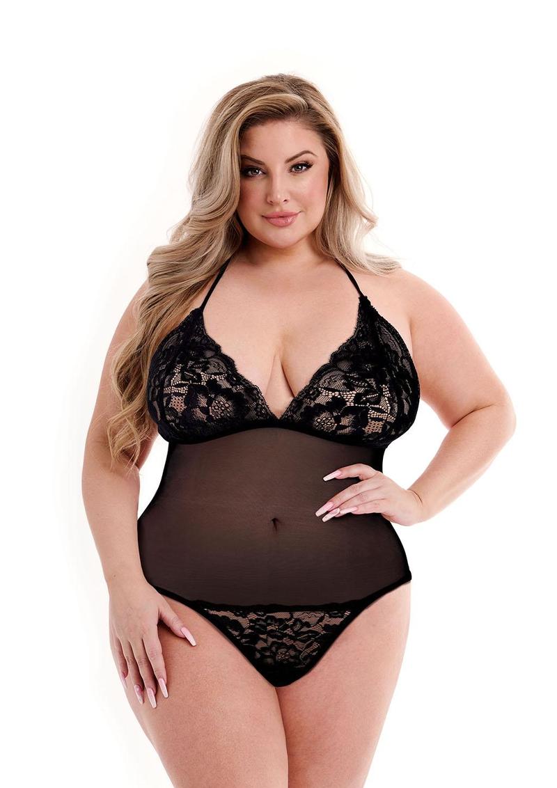 Eco Lace and Mesh Teddy