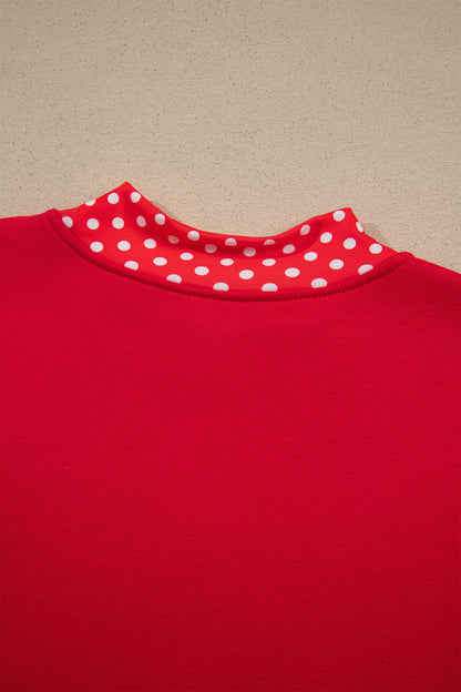 Polka Boo Oversized Sweatshirt