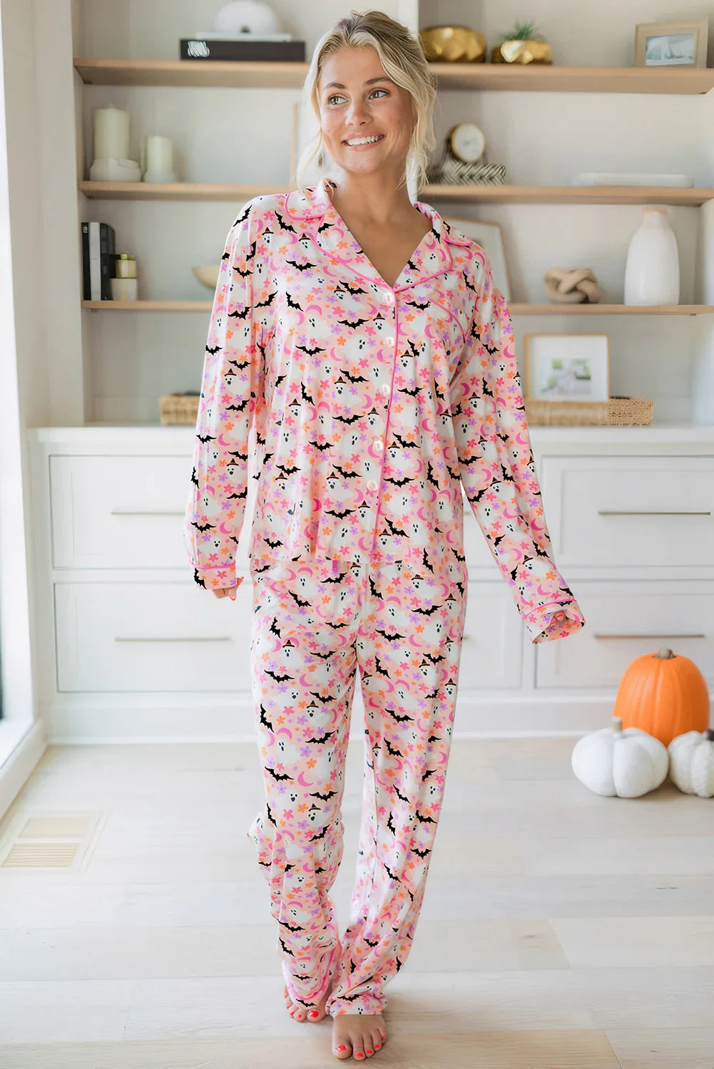 Boo-tiful Blossoms Pajama Set - Puppy's Aesthetics