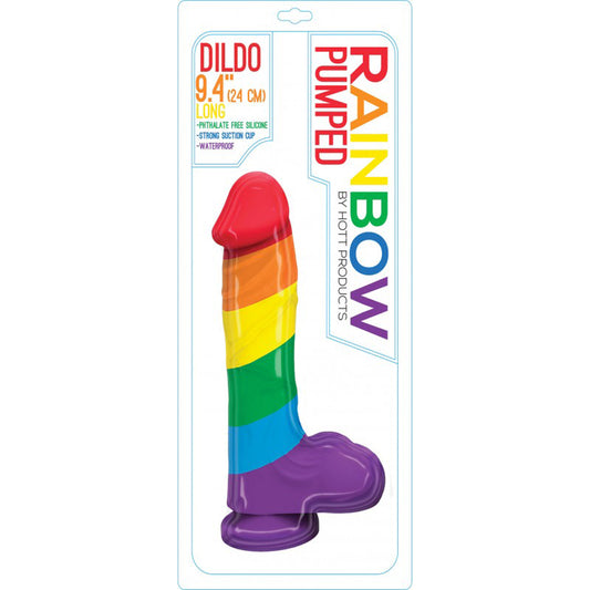 Pumped Rainbow Silicone Personal Massager