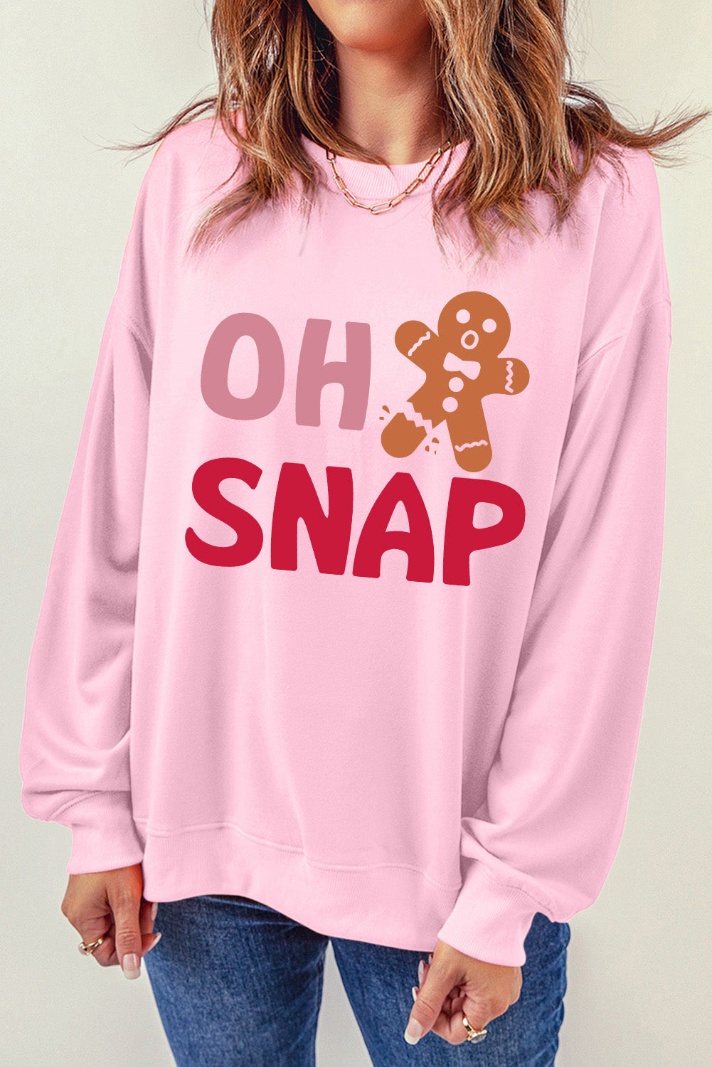 OH SNAP Gingerbread Graphic Sweatshirt