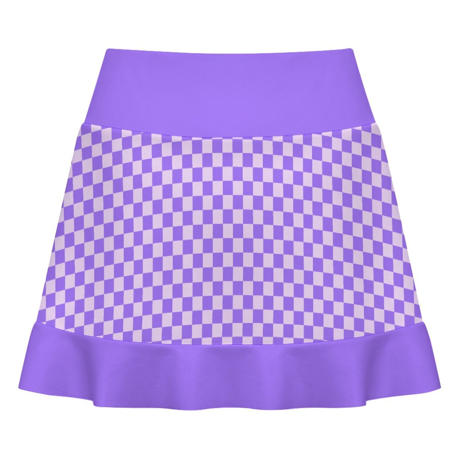 Cute Lavender Ruffle Play Skort