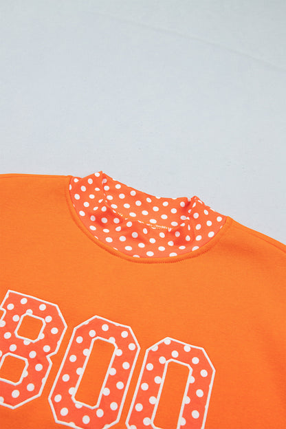 Polka Boo Oversized Sweatshirt