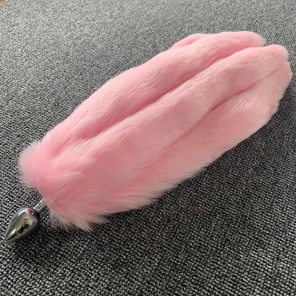 Kitsune 5 Tails Anal Tail (Colors) Pink