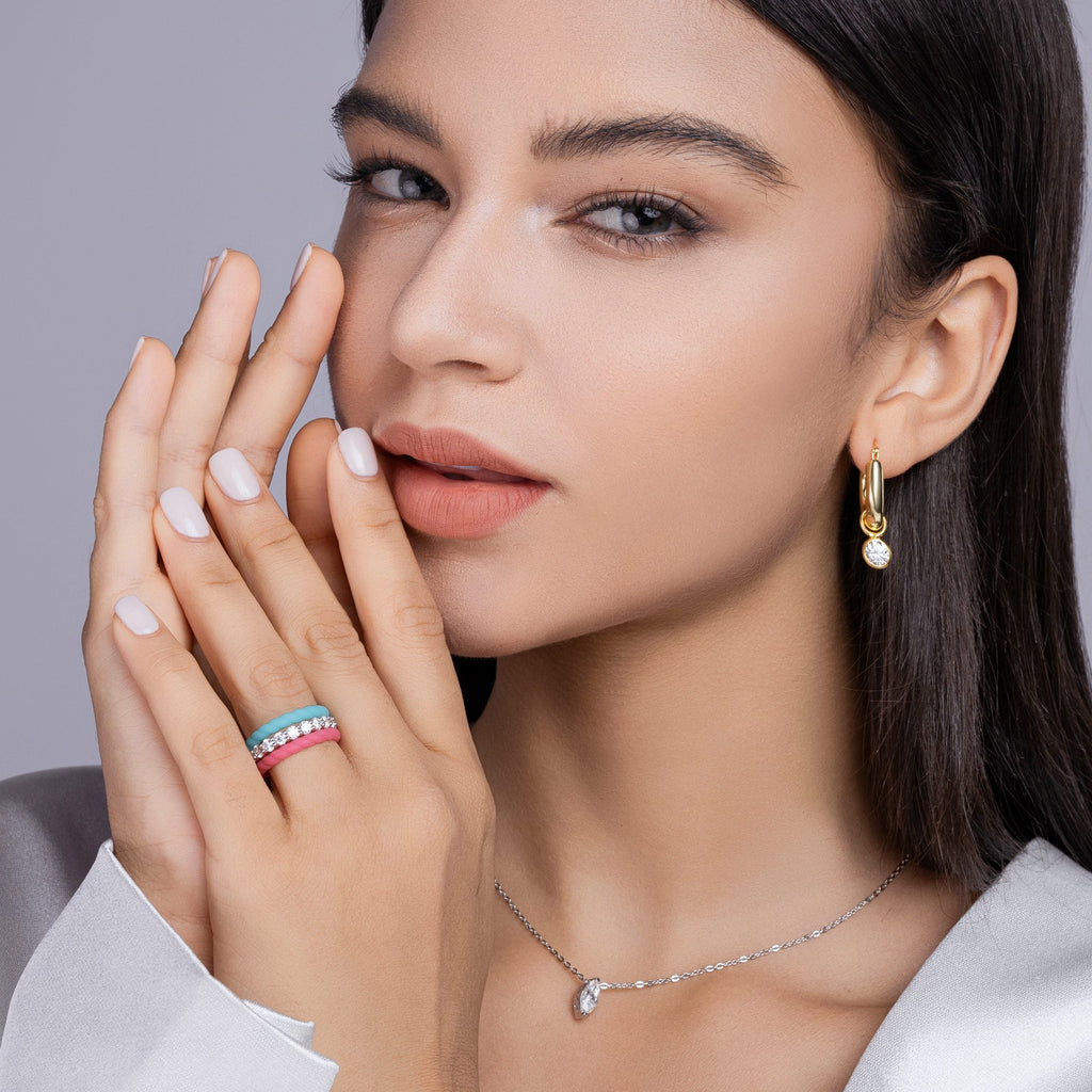 Dreamy Halo Rings – Luxurious Moissanite