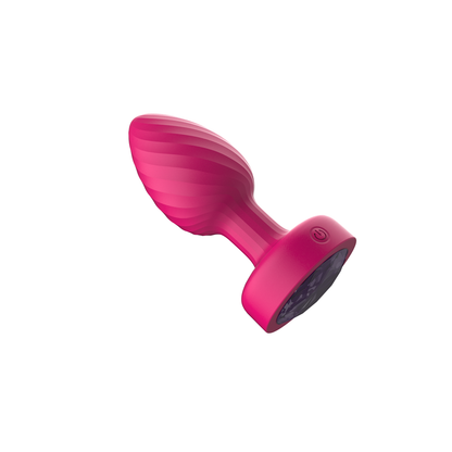 USA Only - Twirling Gem Light Up Vibe Plug w/Remote