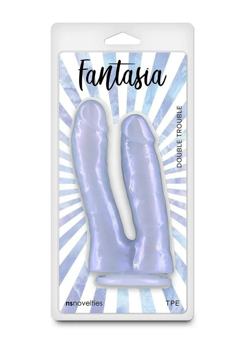 Fantasia Double Trouble Lavender Dildo - Puppy's Aesthetics