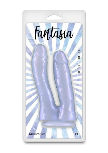 Fantasia Double Trouble Lavender Dildo - Puppy's Aesthetics