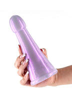 Fantasia Phoenix Ribbed Purple Dildo