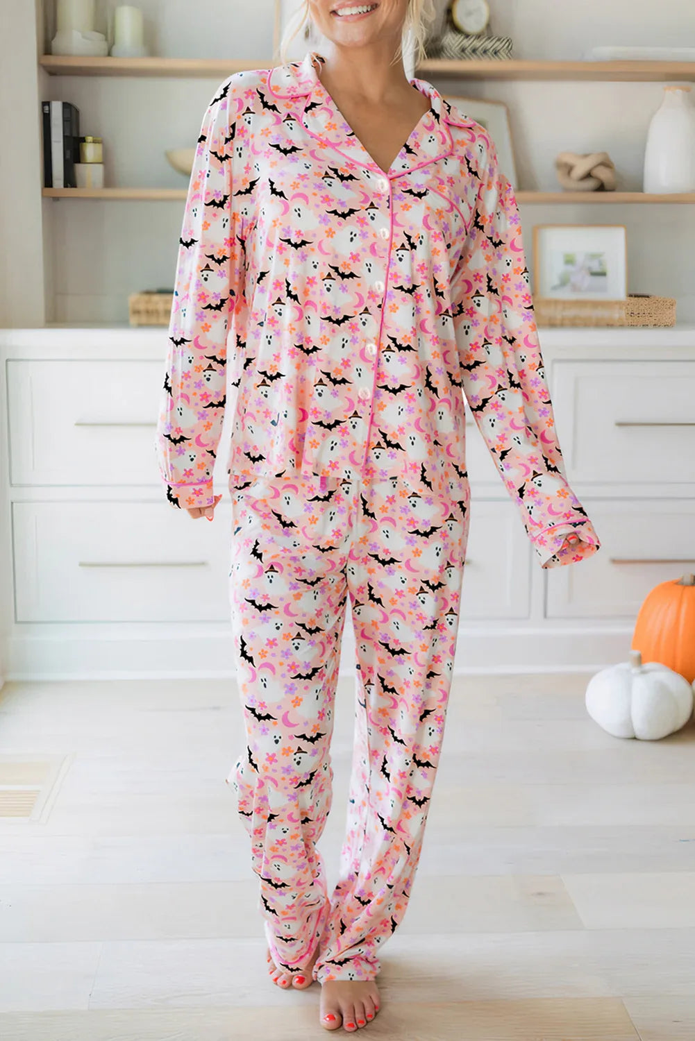 Boo-tiful Blossoms Pajama Set - Puppy's Aesthetics