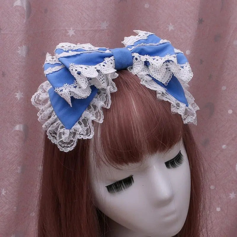 Pretty Princess Lolita Bow Headband 4