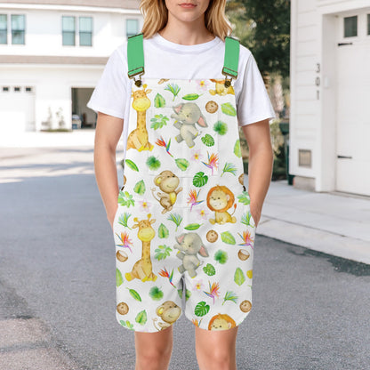 Sweet Safari Critter Unisex Huggeralls