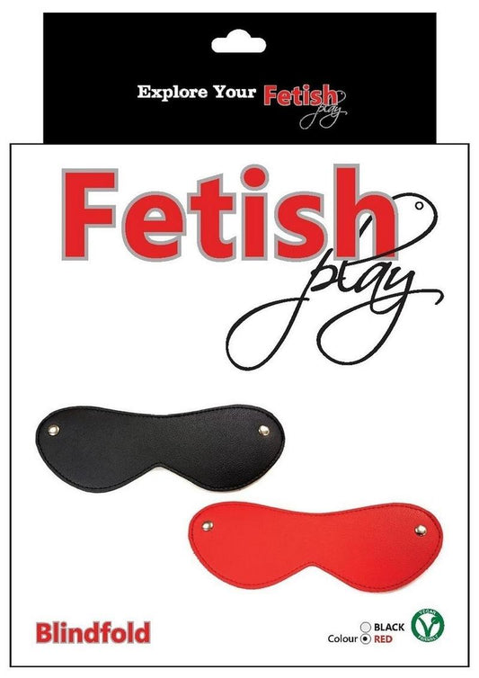 Vegan Leather Fetish Play Blindfold