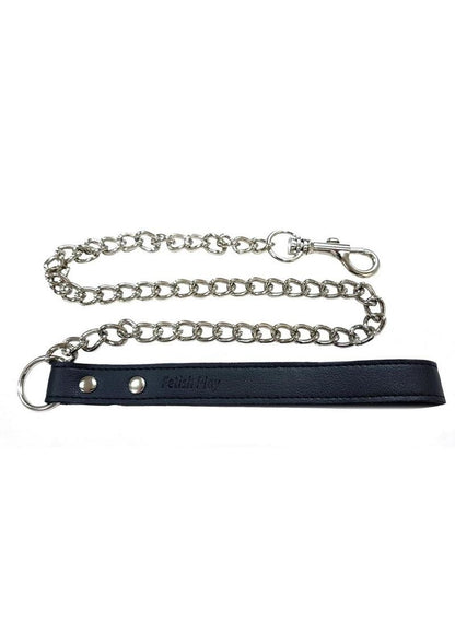 Fetish Play Lead Collar Vegan Leather