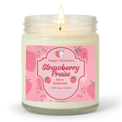 Strawberry Praise - Cherry Vanilla Swirl - Puppy's Aesthetics