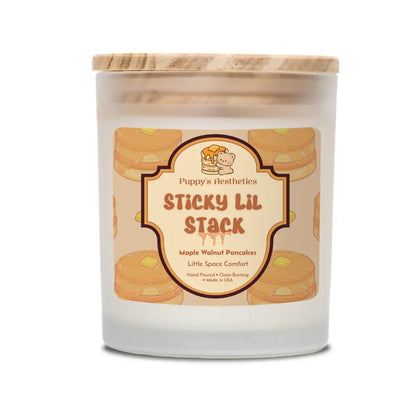 Sticky Lil Stack - Maple Walnut Pancakes - Puppy's Aesthetics
