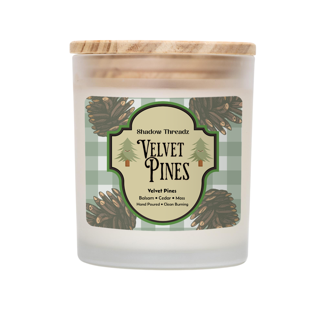 Velvet Pines - BALSAM CEDAR FOREST Frosted Candle