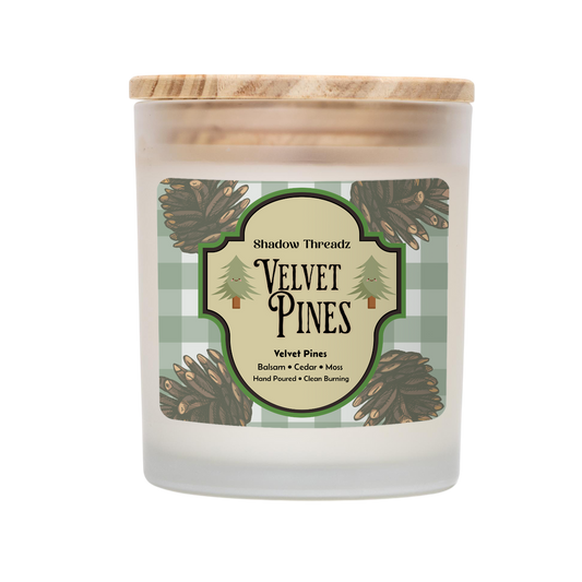 Velvet Pines - BALSAM CEDAR FOREST Frosted Candle