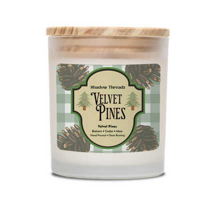 Velvet Pines - BALSAM CEDAR FOREST Frosted Candle