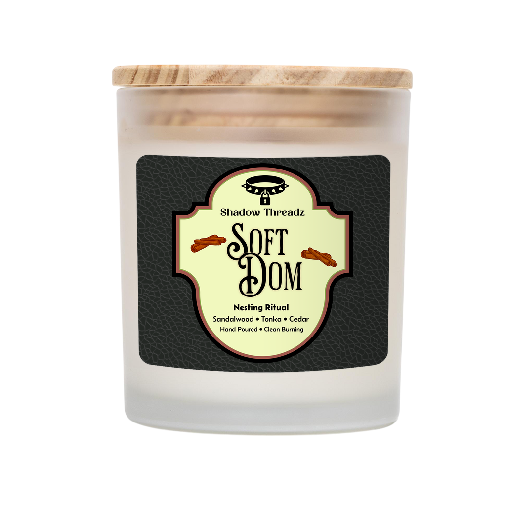 Soft Dom - Sandalwood Frosted Candle