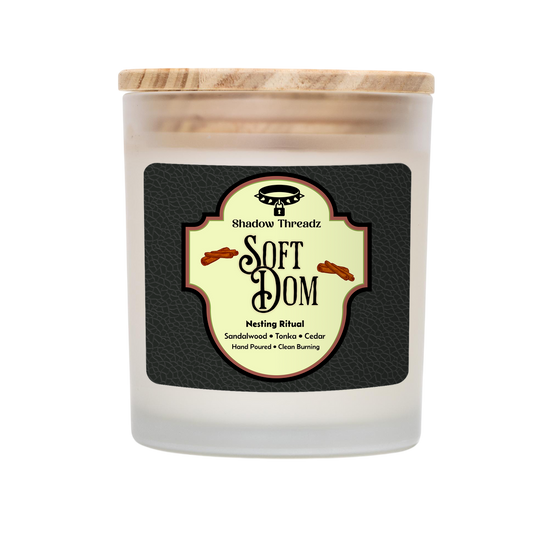 Soft Dom - Sandalwood Frosted Candle