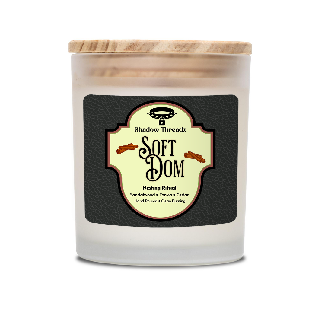 Soft Dom - Sandalwood Frosted Candle