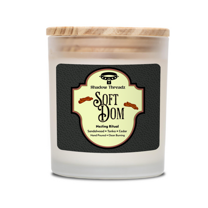 Soft Dom - Sandalwood Frosted Candle