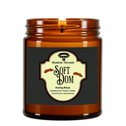 Soft Dom - Sandalwood Amber Jar Candle