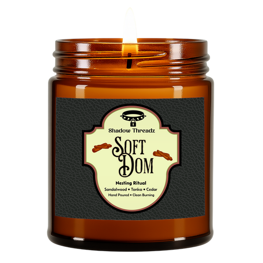 Soft Dom - Sandalwood Amber Jar Candle