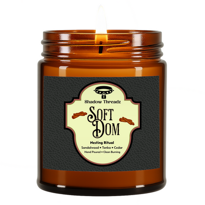 Soft Dom - Sandalwood Amber Jar Candle