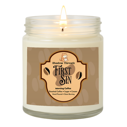 First Sin - Morning Coffee Clear Jar Candle