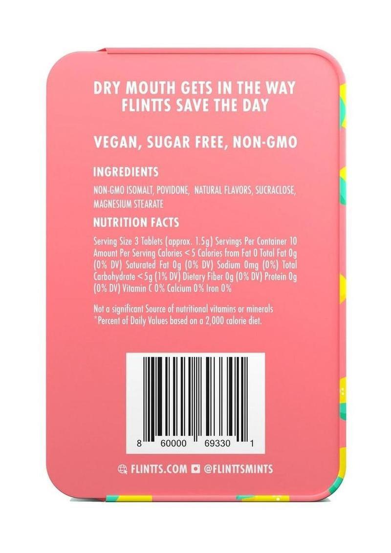 Flint’s Mouth Watering Mints – Lemon