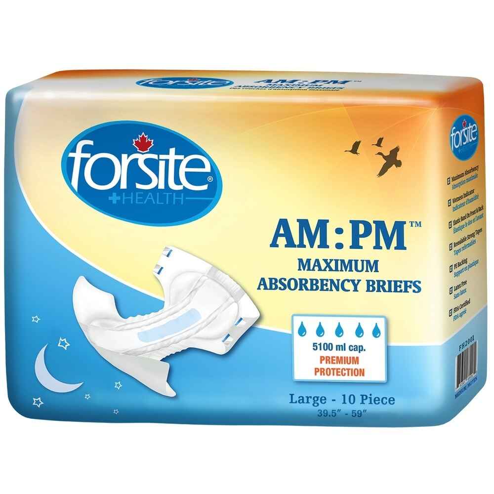 Forsite AM:PM Adult Diapers Plastic Backing