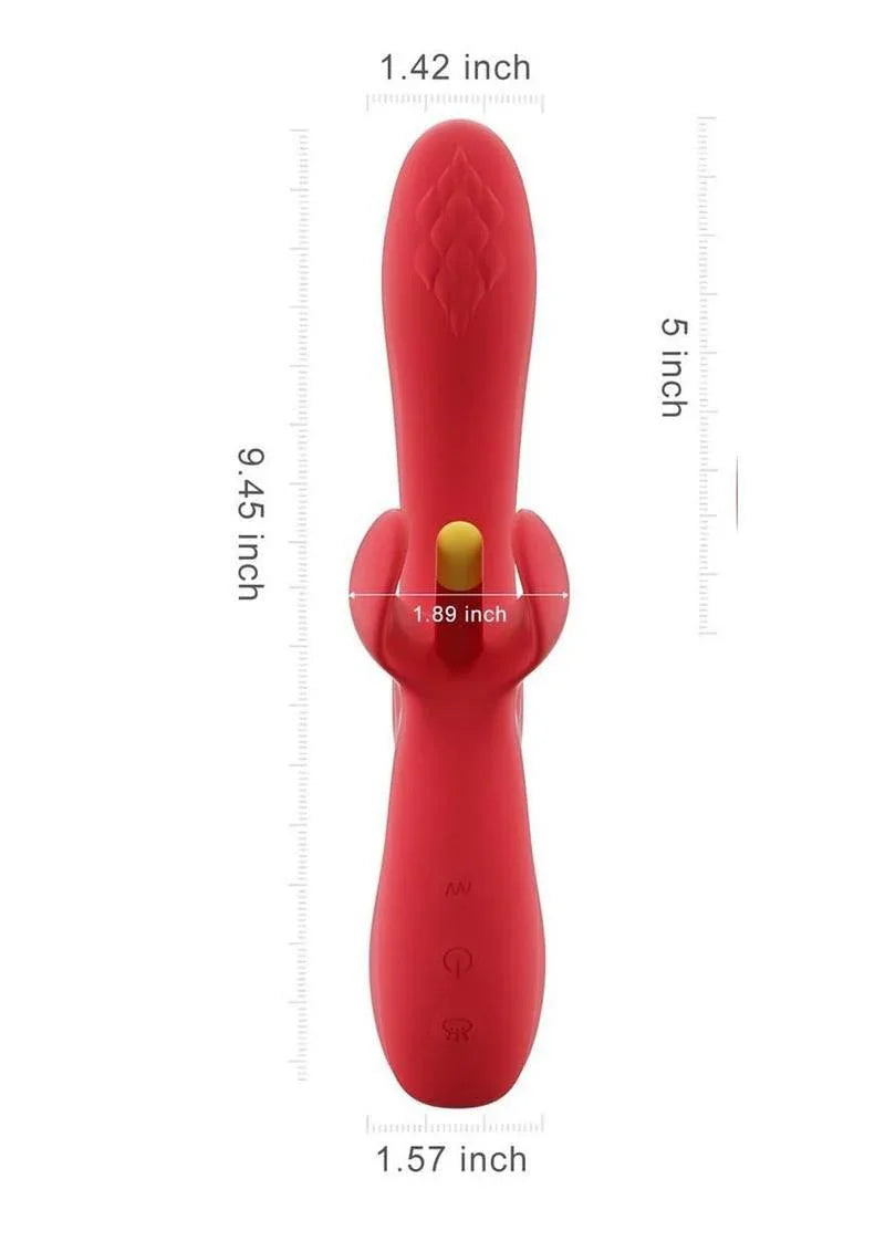 Fortexa App Controlled Flapping Dual Vibrator - Puppy's Aesthetics