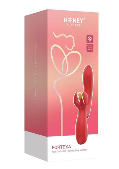 Fortexa App Controlled Flapping Dual Vibrator - Puppy's Aesthetics