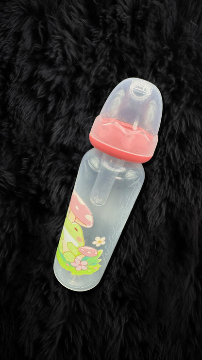 Frog and Mushrooms ABDL Bottle - 8 oz - Puppy's Aesthetics