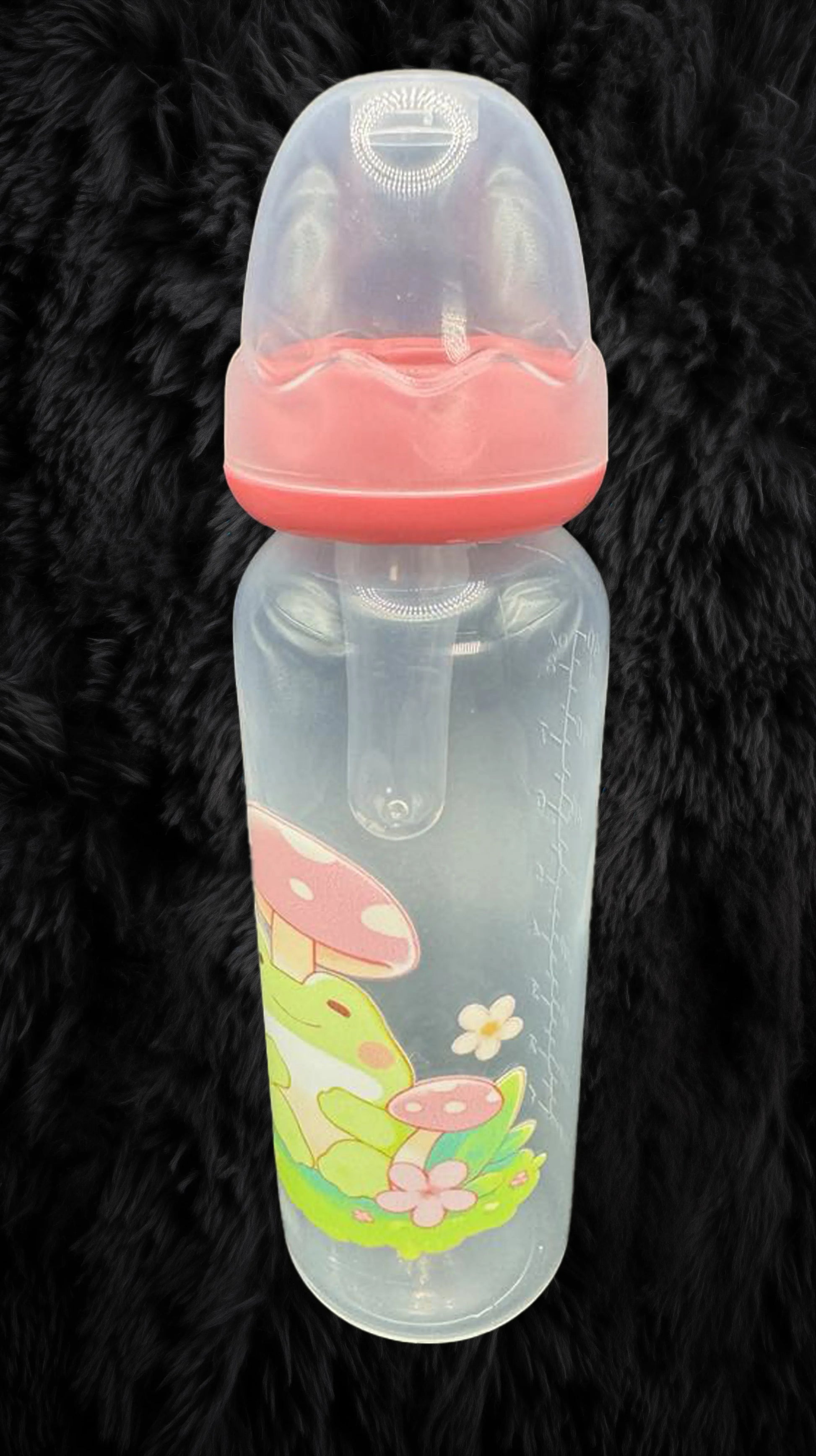 Frog and Mushrooms ABDL Bottle - 8 oz - Puppy's Aesthetics