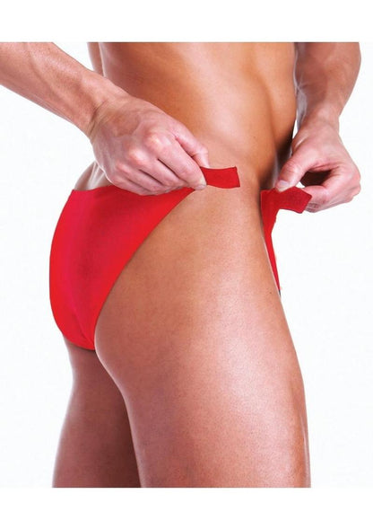 Rip It Off Bikini with Red Satin Ribbon