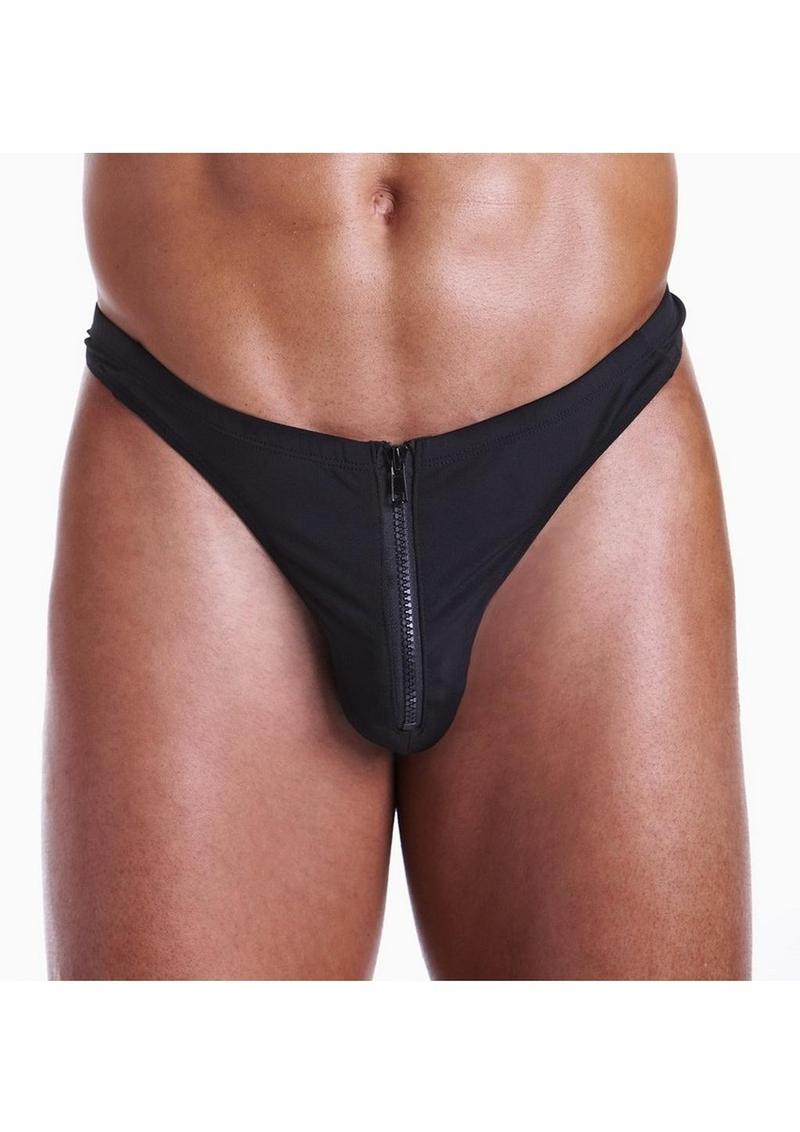 Upzip It Thong with Stripper Mask Gag Gift