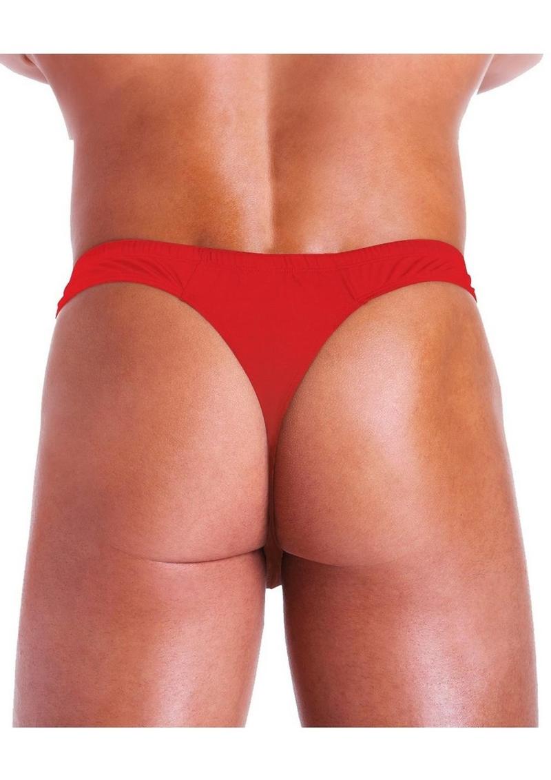 Unzip It Thong with Rose Petals