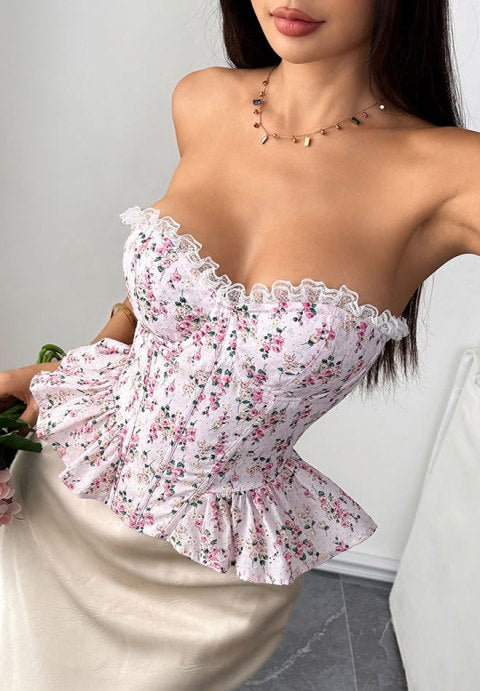 The Romantic Garden Corset Top