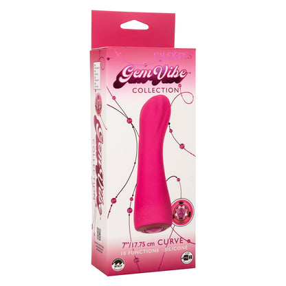 Gem Vibe Collection Curve Personal Massager - Pink