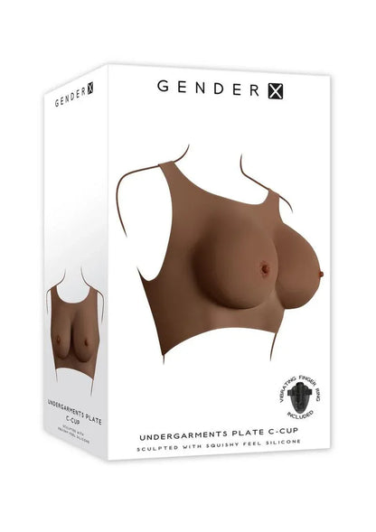 Gender X Breast Plate Silicone C Cup - Puppy's Aesthetics