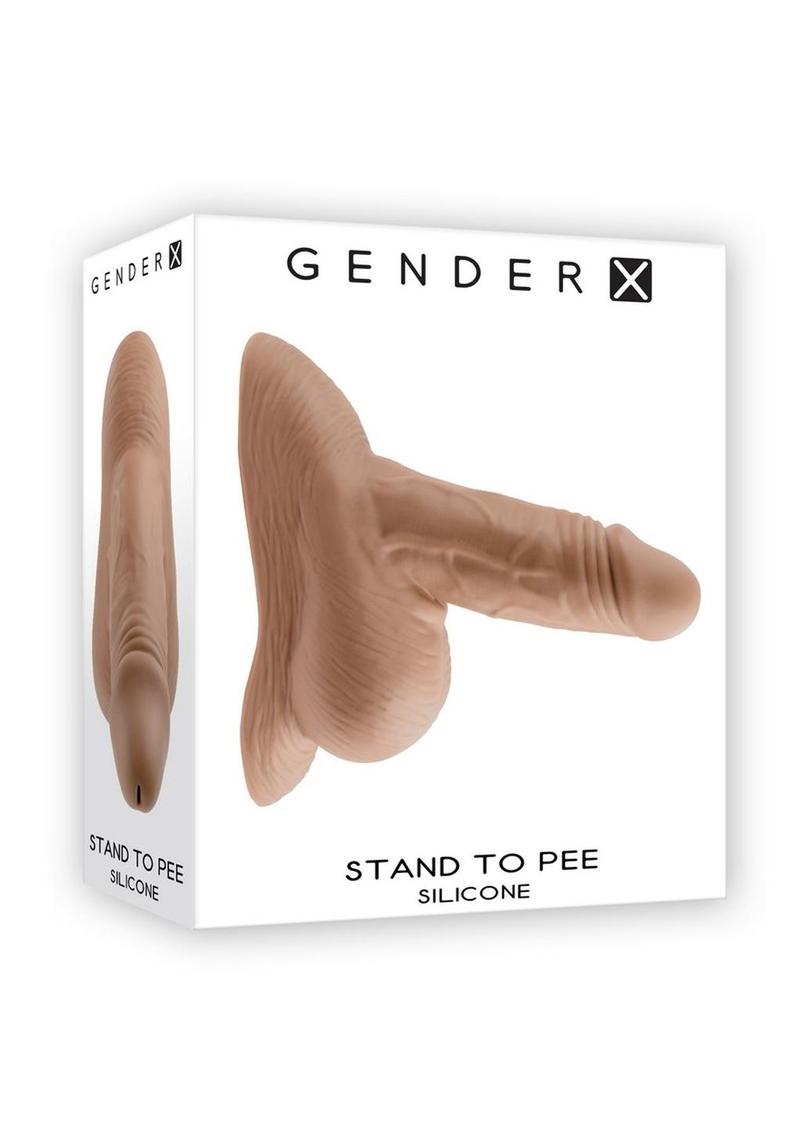 Gender X Realistic Silicone Stand to Pee Packer