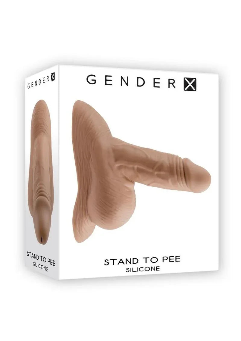 Gender X Realistic Silicone Stand to Pee Packer - Puppy's Aesthetics