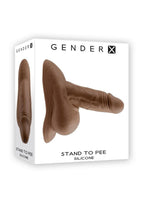 Gender X Realistic Silicone Stand to Pee Packer